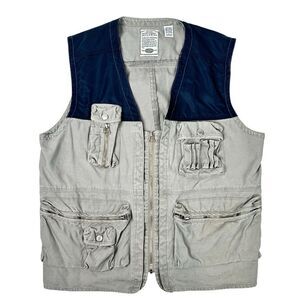 Vintage Bugle Boy Tactical Fishing Vest Size Large Men